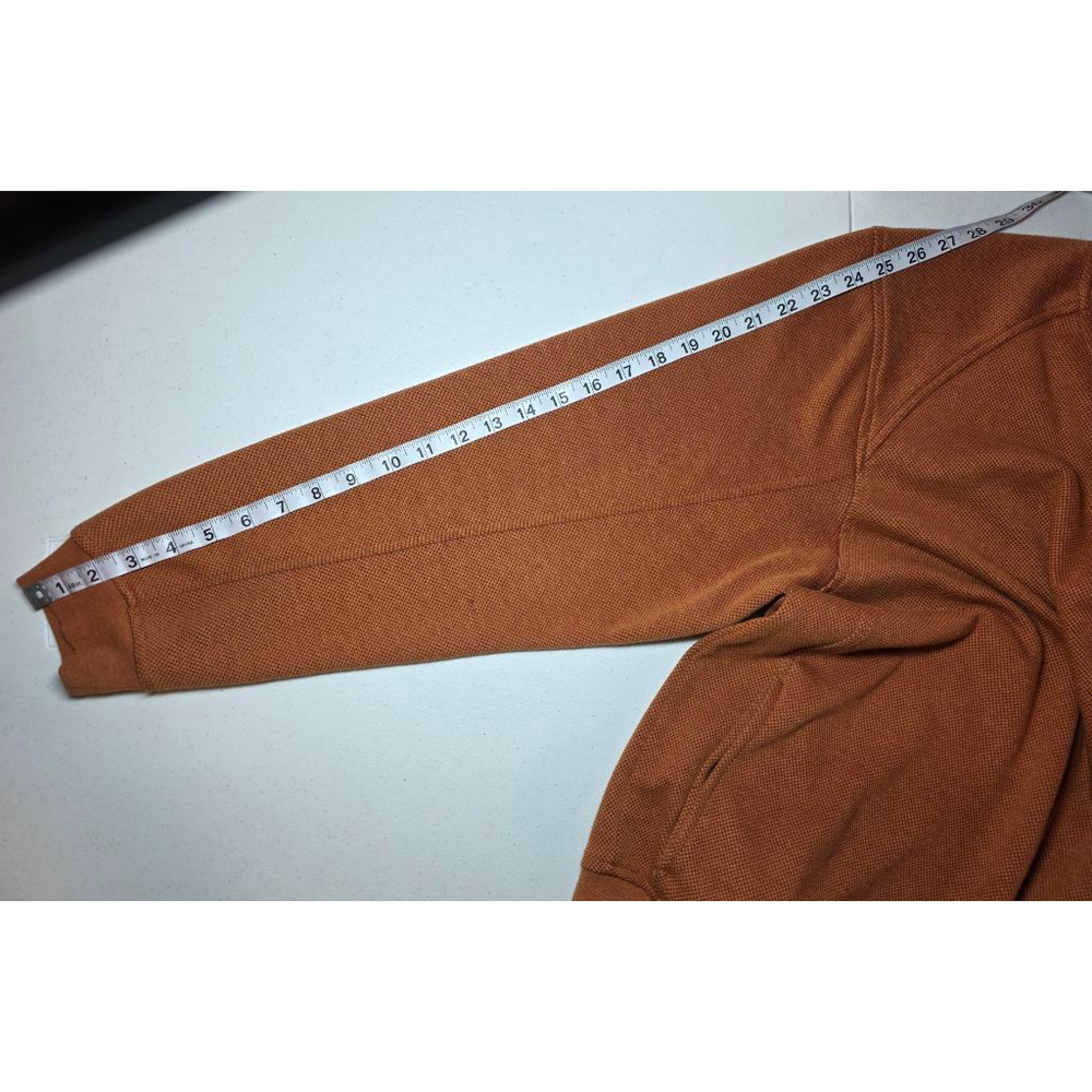 Pro Tour Thermal Crewneck Sweatshirt XL Rust Waffle Knit Pullover Golf - Picture 8 of 9